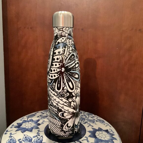 Starbucks S’well Stainless Mermaid Water Bottle by Artist Kelsey Montague - Picture 4 of 7